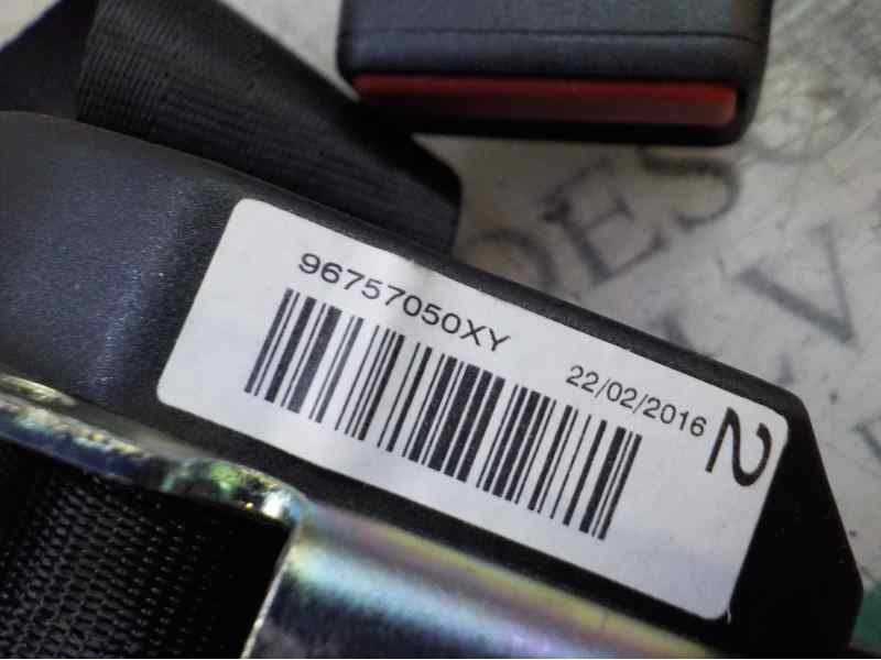 Recambio de cinturon seguridad trasero izquierdo para citroën c-elysée 1.2 12v vti referencia OEM IAM 96757050XY  