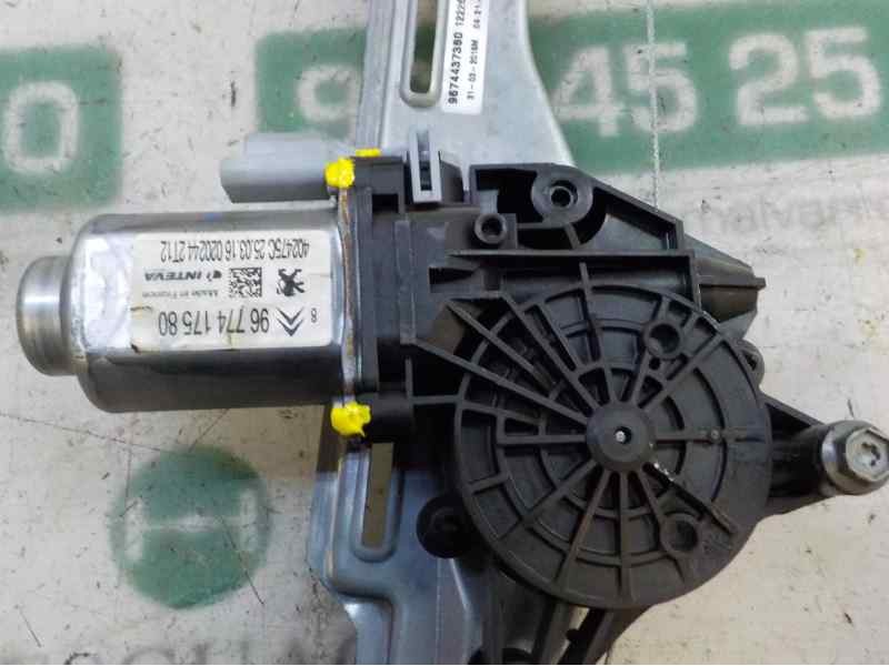 Recambio de elevalunas trasero izquierdo para citroën c-elysée 1.2 12v vti referencia OEM IAM 9674437380  