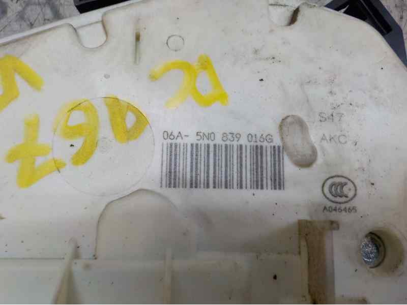 Recambio de cerradura puerta trasera derecha para volkswagen tiguan (5n2) 2.0 tdi referencia OEM IAM 5N0839016G 5N0839016G 