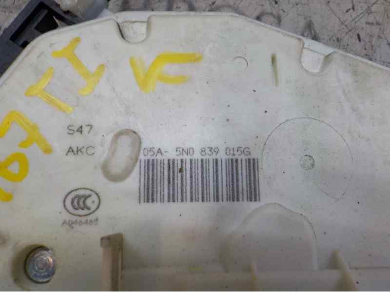 Recambio de cerradura puerta trasera izquierda para volkswagen tiguan (5n2) 2.0 tdi referencia OEM IAM 5N0839015G 5N0839015G 