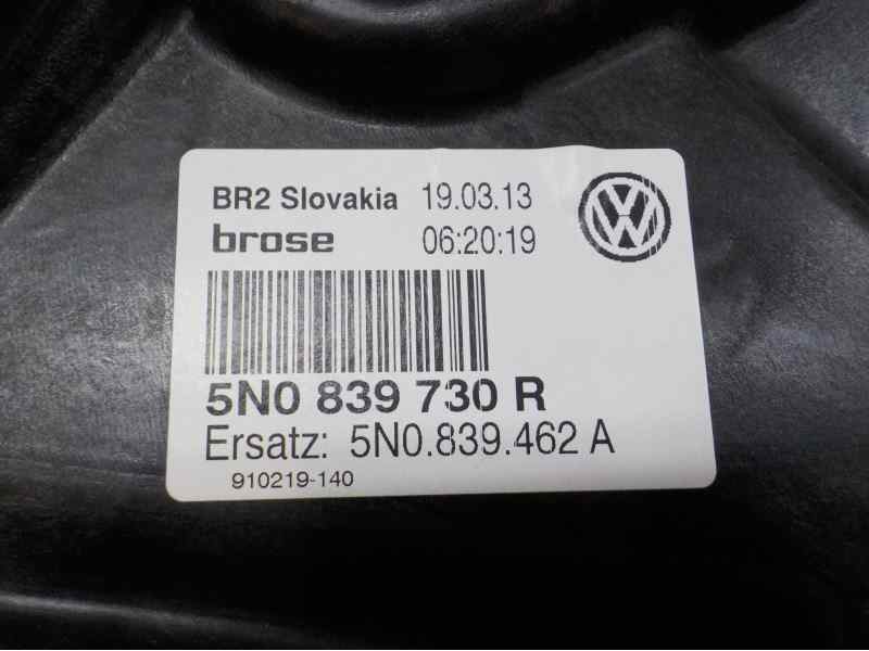Recambio de elevalunas trasero derecho para volkswagen tiguan (5n2) 2.0 tdi referencia OEM IAM 5N0839462A 5N0839730R 