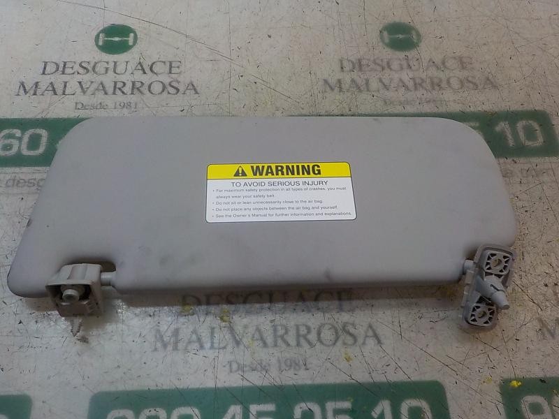 Recambio de parasol derecho para kia cee´d emotion referencia OEM IAM 852021H900ED  
