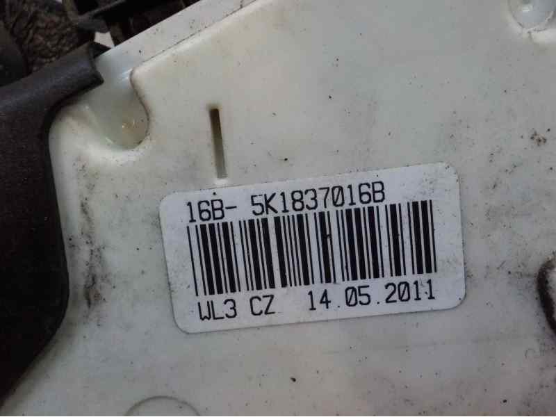Recambio de cerradura puerta delantera derecha para volkswagen polo (6r1) 1.6 tdi referencia OEM IAM 5K1837016B 5K1837016B 