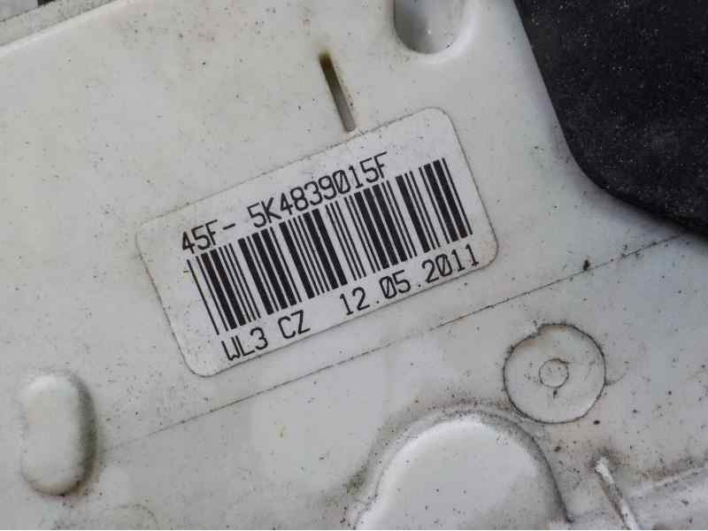 Recambio de cerradura puerta trasera izquierda para volkswagen polo (6r1) 1.6 tdi referencia OEM IAM 5K4839015F 5K4839015F 