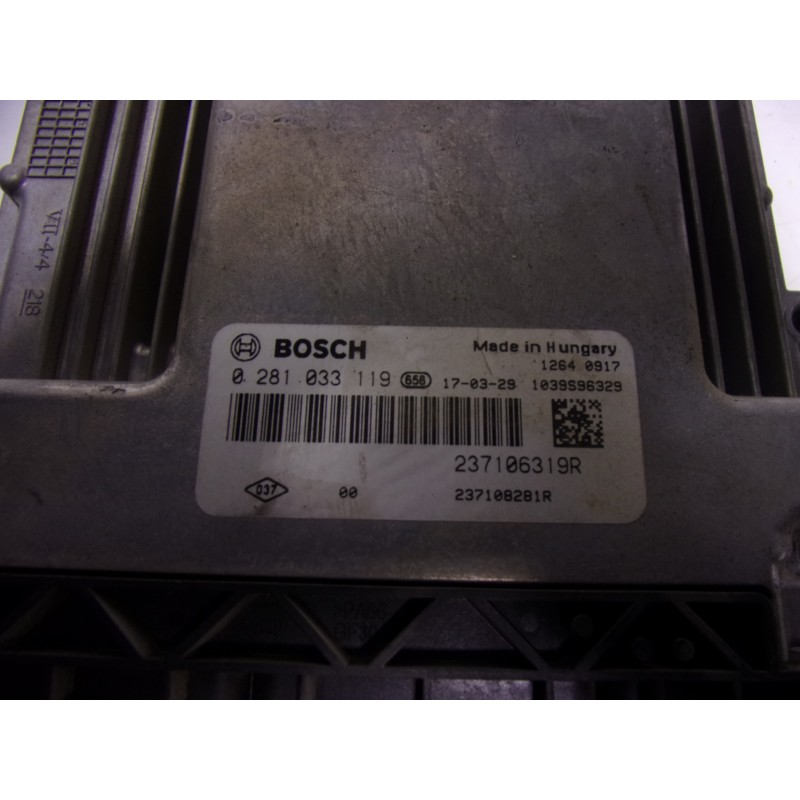 Recambio de centralita motor uce para renault clio iv 1.5 dci diesel fap referencia OEM IAM  237106319R 