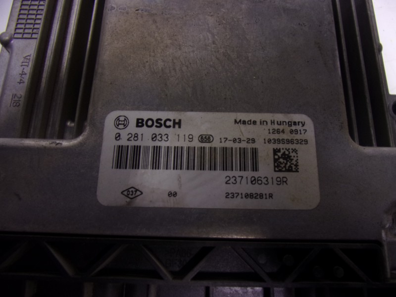 Recambio de centralita motor uce para renault clio iv 1.5 dci diesel fap referencia OEM IAM  237106319R 