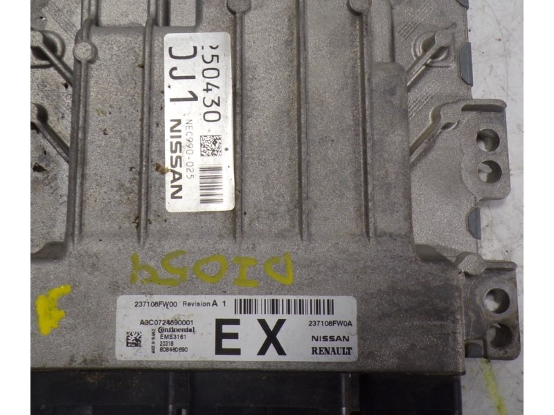 Recambio de centralita motor uce para nissan qashqai (j11) acenta referencia OEM IAM 23710HV70C 237108FW00 A3C0724890001