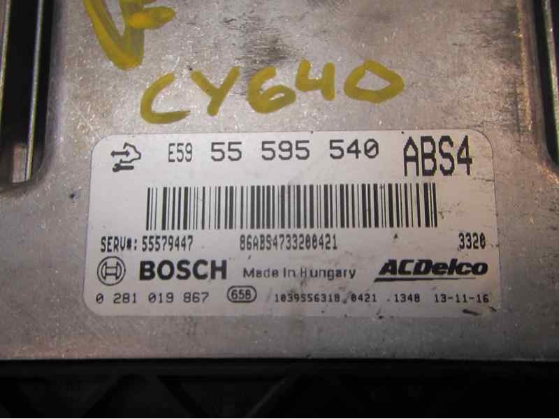 Recambio de centralita motor uce para opel insignia berlina excellence referencia OEM IAM 55579447 0281019867 0281019867