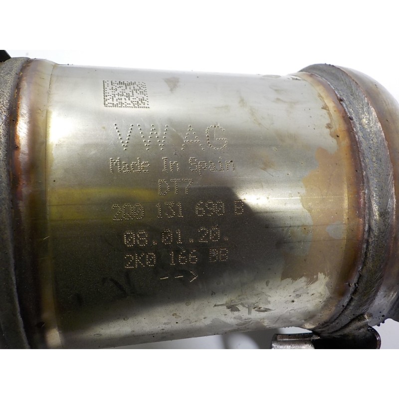 Recambio de catalizador para audi a1 sportback (gba) 1.0 tfsi referencia OEM IAM 2Q0254504G 2Q0131690B 2Q0131690B
