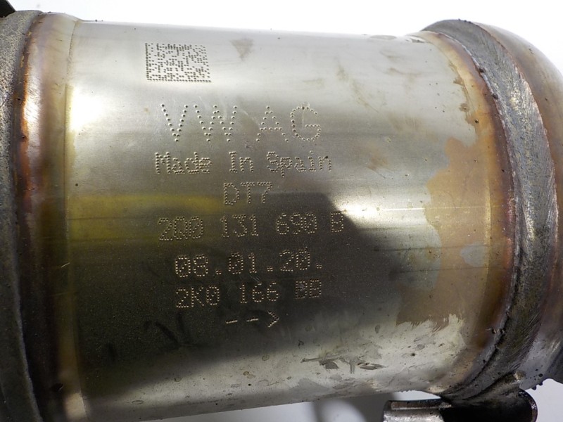 Recambio de catalizador para audi a1 sportback (gba) 1.0 tfsi referencia OEM IAM 2Q0254504G 2Q0131690B 2Q0131690B