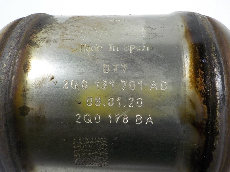 Recambio de catalizador para audi a1 sportback (gba) 1.0 tfsi referencia OEM IAM 2Q0254504G 2Q0131690B 2Q0131690B