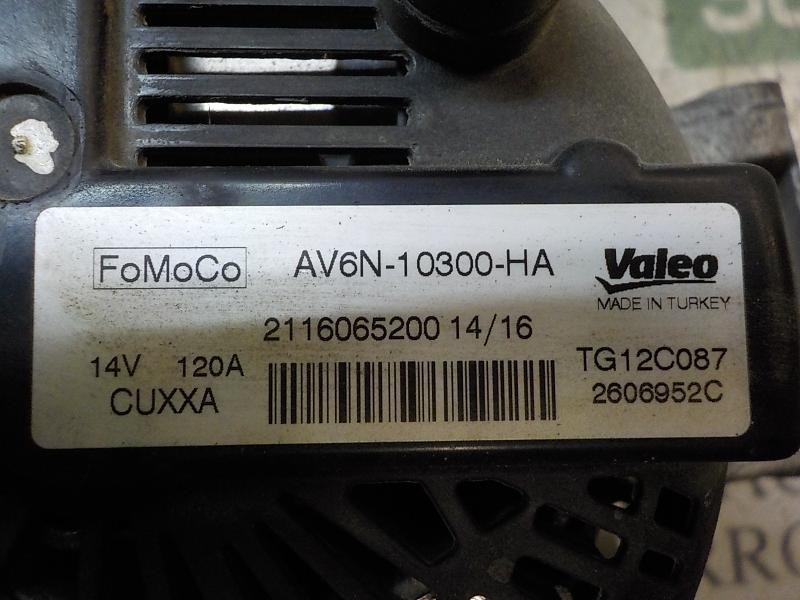Recambio de alternador para ford fiesta (ccn) trend referencia OEM IAM 2265722 AV6N10300HA 