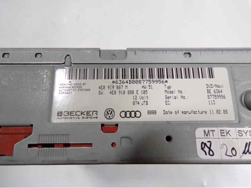 Recambio de sistema navegacion gps para audi a6 berlina (4f2) 2.0 tdi referencia OEM IAM 4E0910888PX  