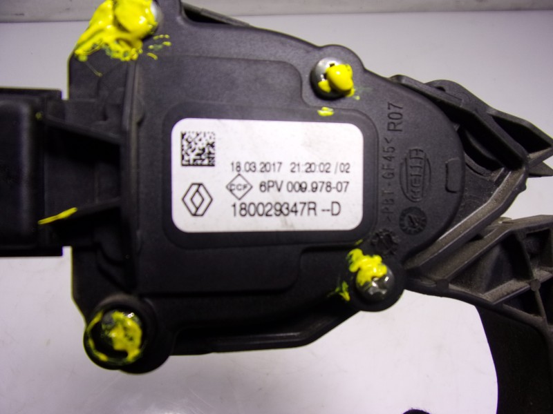 Recambio de potenciometro pedal para renault clio iv 1.5 dci diesel fap referencia OEM IAM  180029347R 
