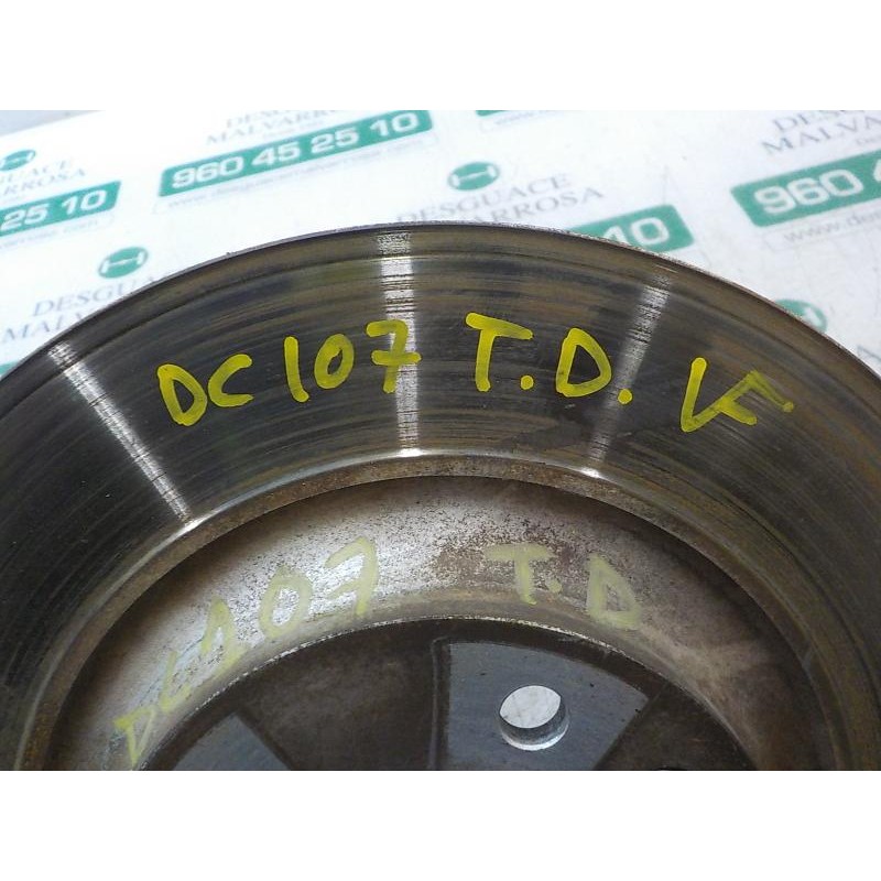 Recambio de disco freno trasero para peugeot 407 2.0 16v hdi cat (rhr / dw10bted4) referencia OEM IAM   