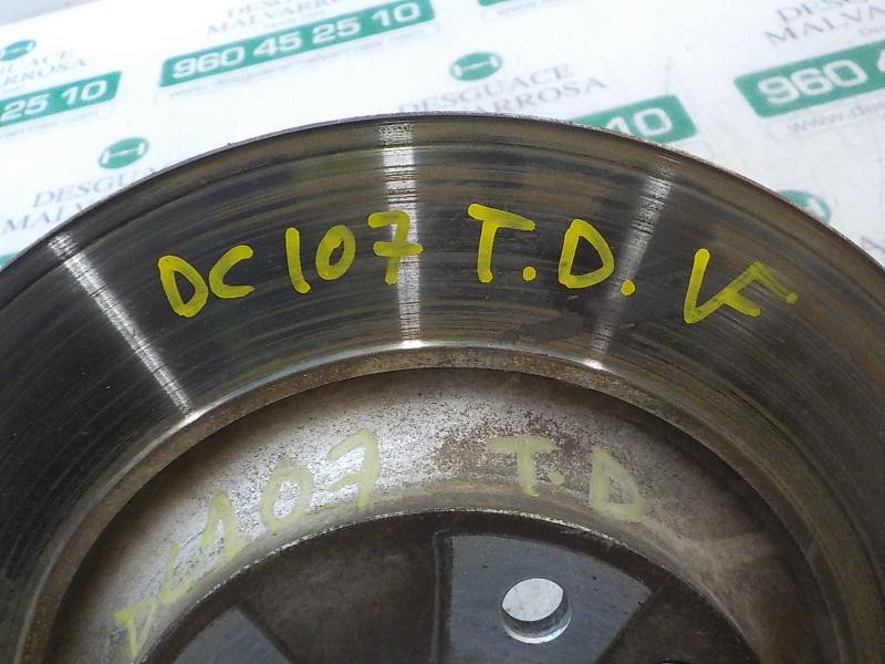 Recambio de disco freno trasero para peugeot 407 2.0 16v hdi cat (rhr / dw10bted4) referencia OEM IAM   