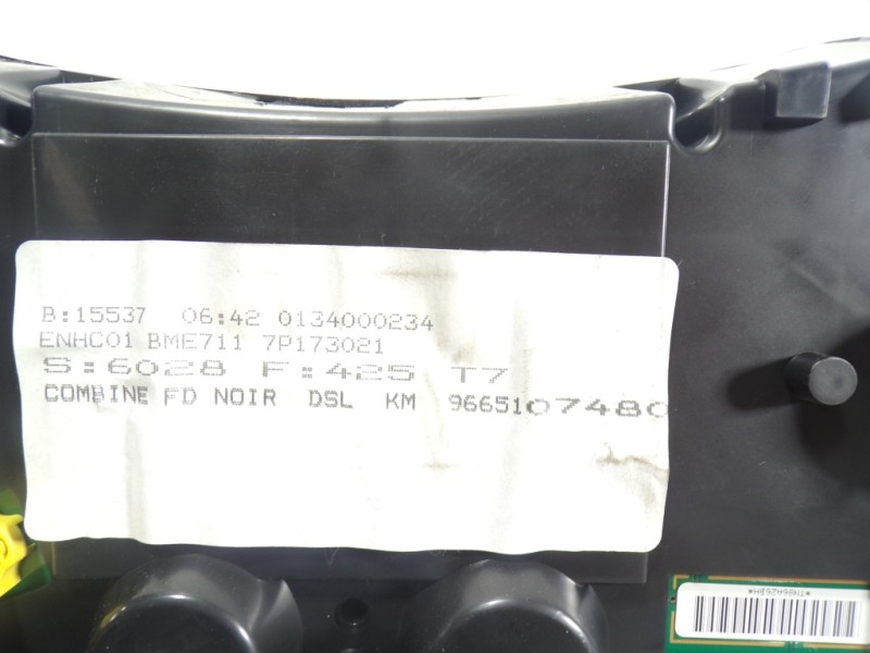 Recambio de cuadro instrumentos para peugeot 308 1.6 16v hdi referencia OEM IAM  9665107480 