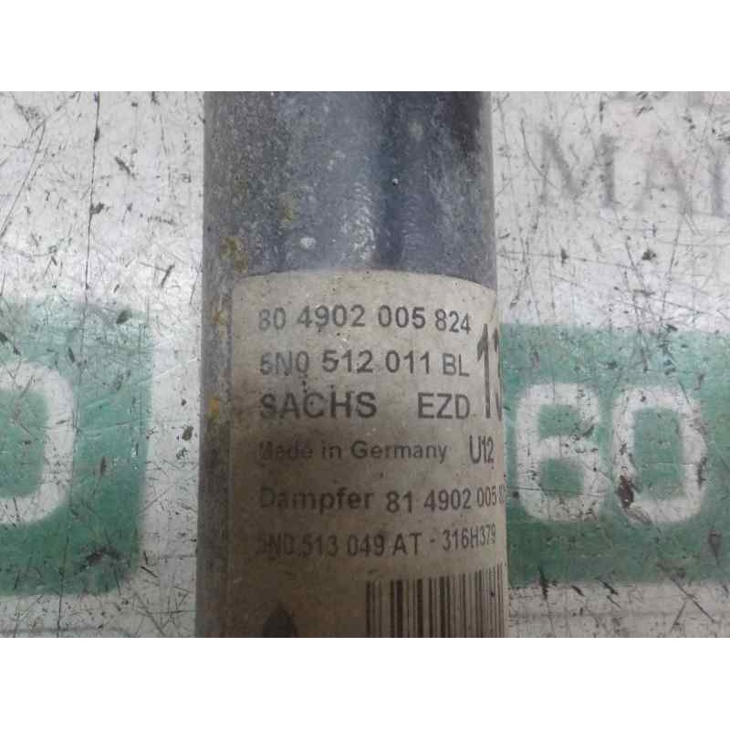 Recambio de amortiguador trasero derecho para volkswagen tiguan (5n2) 2.0 tdi referencia OEM IAM 5N0513049AT 5N0512011BL 