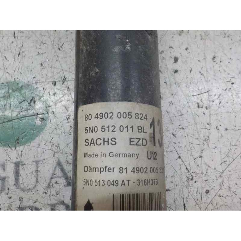 Recambio de amortiguador trasero izquierdo para volkswagen tiguan (5n2) 2.0 tdi referencia OEM IAM 5N0513049AT 5N0512011BL 