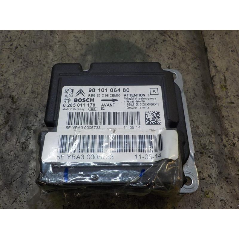 Recambio de centralita airbag para citroën c4 cactus 1.2 12v vti referencia OEM IAM 9810106480  