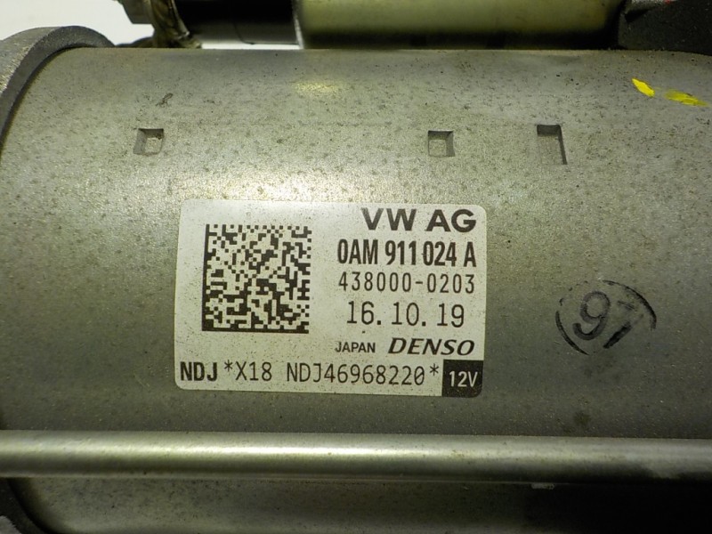 Recambio de motor arranque para audi a1 sportback (gba) 1.0 tfsi referencia OEM IAM 0AM911024A 0AM911024A 