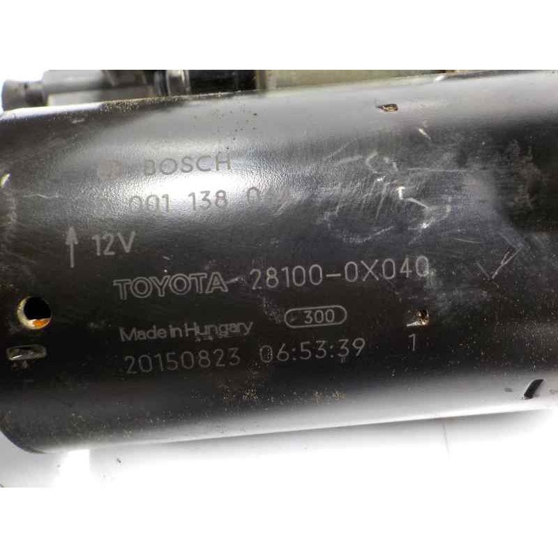 Recambio de motor arranque para toyota verso 1.6 d-4d cat referencia OEM IAM 281000X040 281000X040 0001138064