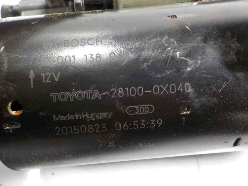 Recambio de motor arranque para toyota verso 1.6 d-4d cat referencia OEM IAM 281000X040 281000X040 0001138064