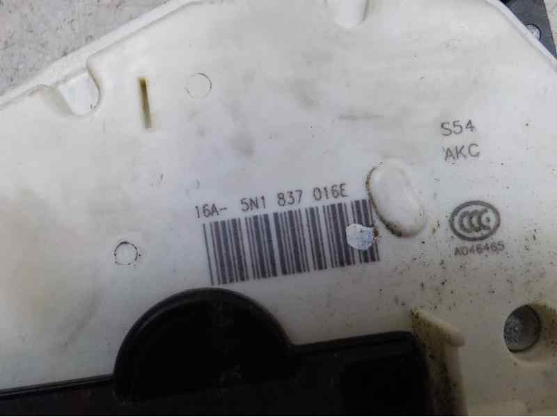 Recambio de cerradura puerta delantera derecha para volkswagen scirocco (138) r-line bmt referencia OEM IAM 5N1837016M 5N1837016