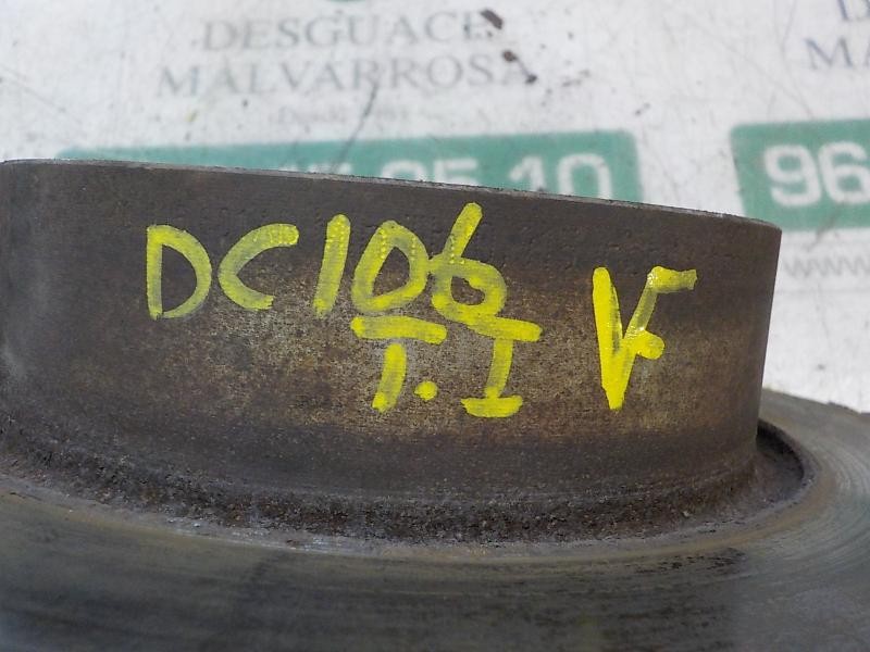 Recambio de disco freno trasero para volkswagen golf vi (5k1) rabbit bluemotion referencia OEM IAM 1K0615601AB  