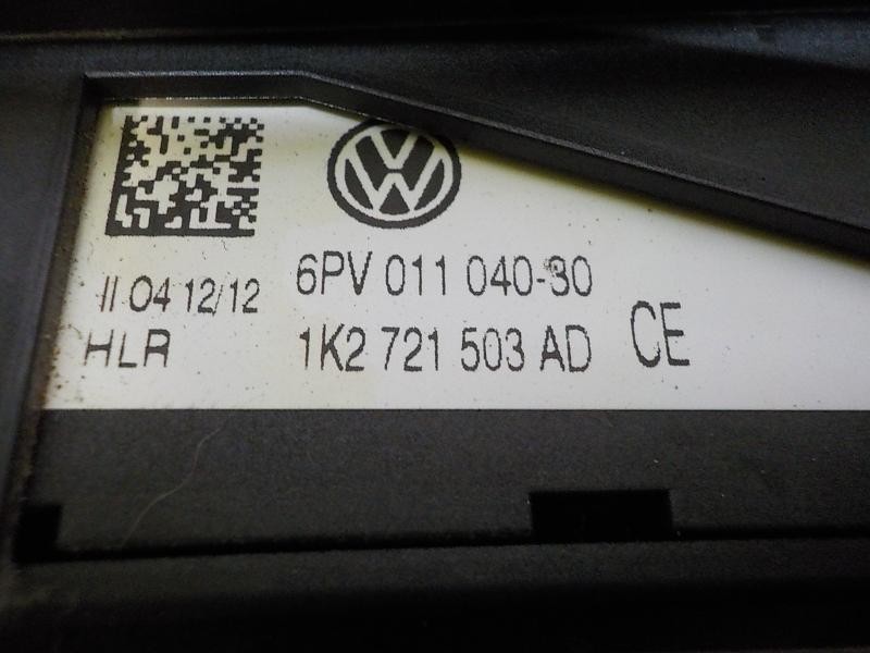Recambio de potenciometro pedal para volkswagen golf vi (5k1) rabbit bluemotion referencia OEM IAM 1K2721503AK 1K2721503AD 