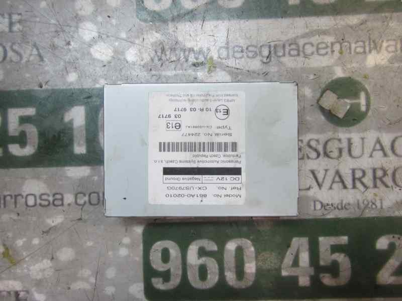 Recambio de modulo electronico para toyota auris 1.4 turbodiesel cat referencia OEM IAM 861A002010 861A002010 