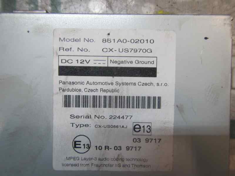 Recambio de modulo electronico para toyota auris 1.4 turbodiesel cat referencia OEM IAM 861A002010 861A002010 