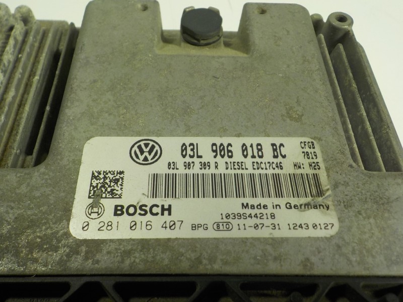 Recambio de centralita motor uce para volkswagen golf vi (5k1) gtd referencia OEM IAM 03L906018BC5K0 03L906018BC 