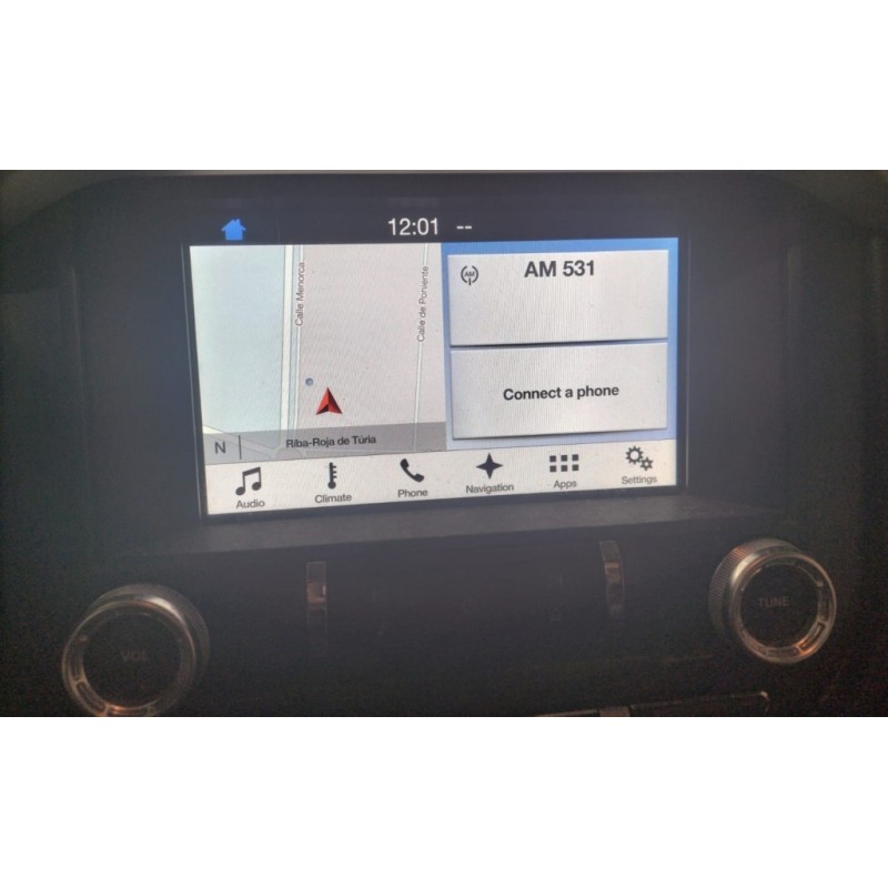 Recambio de pantalla multifuncion para ford mustang 2.3 ecoboost cat referencia OEM IAM 1925017 HR3T14G370KFA 