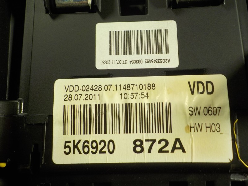 Recambio de cuadro instrumentos para volkswagen golf vi (5k1) gtd referencia OEM IAM 5K6920872A  