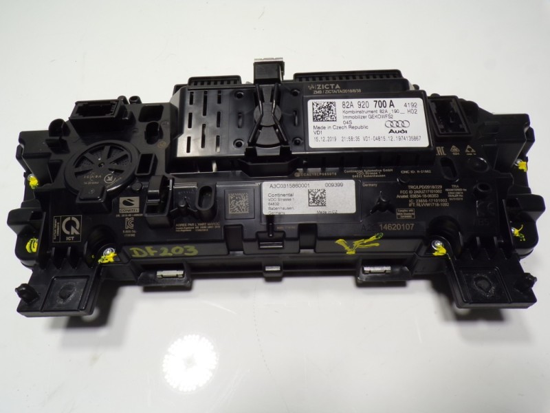 Recambio de cuadro instrumentos para audi a1 sportback (gba) 1.0 tfsi referencia OEM IAM 82A920700A 82A920700A 