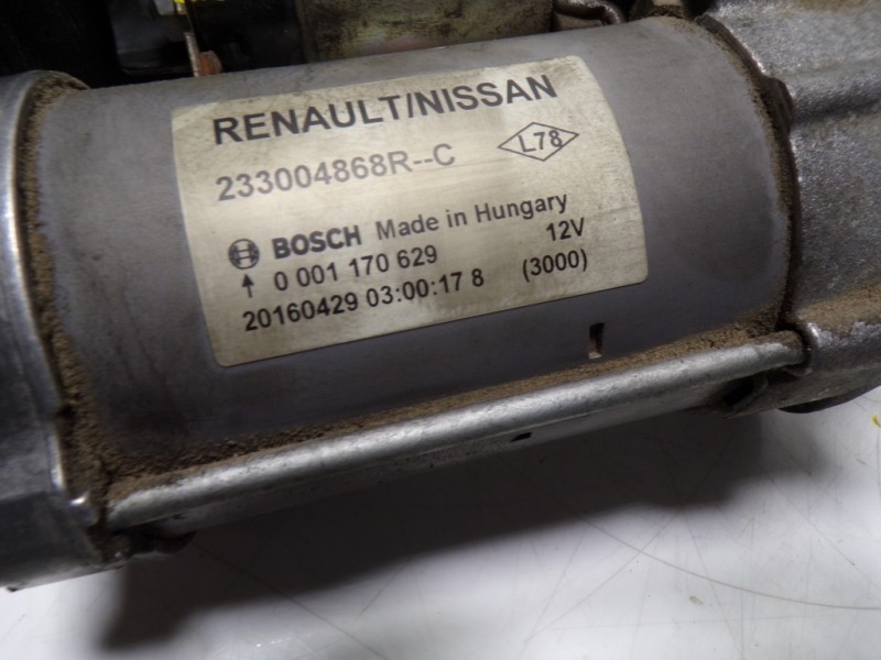 Recambio de motor arranque para renault kangoo 1.5 dci diesel fap referencia OEM IAM 233003329R 233004868RC 