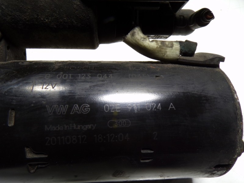 Recambio de motor arranque para volkswagen golf vi (5k1) gtd referencia OEM IAM 02E911024A 02E911024A 