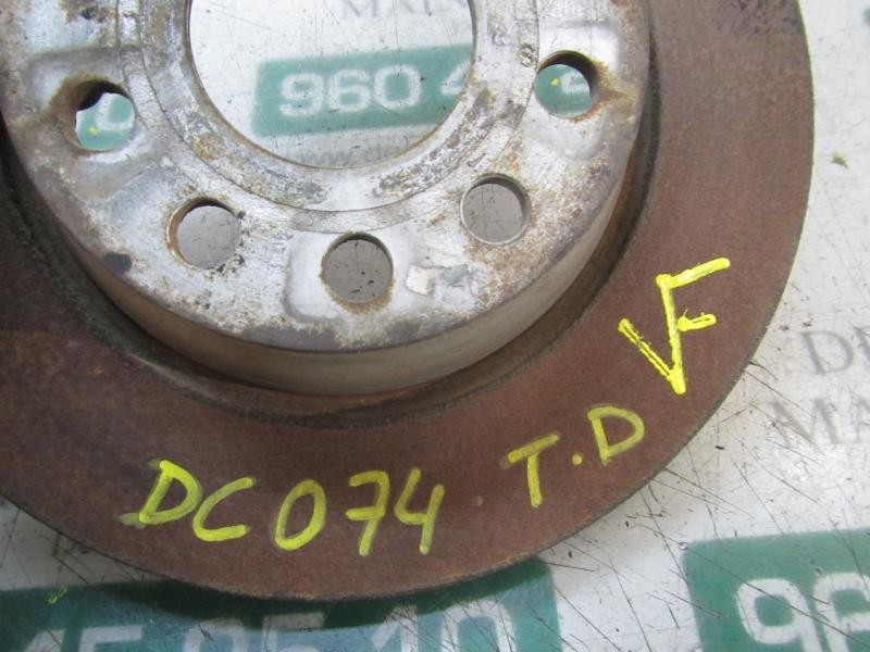 Recambio de disco freno trasero para volkswagen passat cc (357) 2.0 tdi dpf referencia OEM IAM 1K0615601AD  