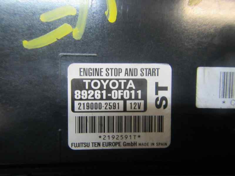 Recambio de modulo electronico para toyota verso 1.6 d-4d cat referencia OEM IAM 892610F011 892610F011 
