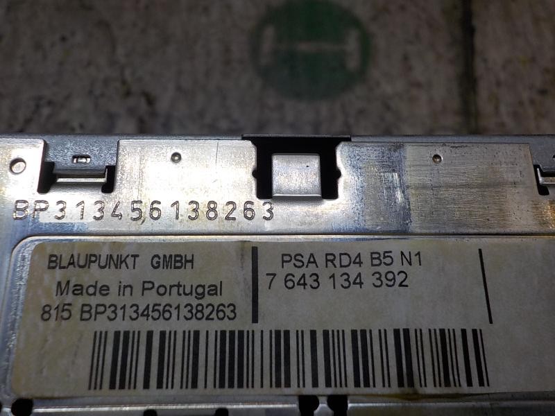 Recambio de sistema audio / radio cd para citroën c4 berlina 1.6 16v hdi referencia OEM IAM   