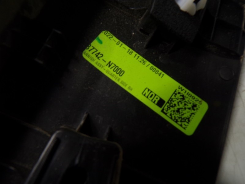 Recambio de aletin trasero derecho para hyundai tucson 1.6 crdi referencia OEM IAM   