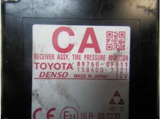 Recambio de modulo electronico para toyota verso 1.6 d-4d cat referencia OEM IAM 897600F011 897600F011  2