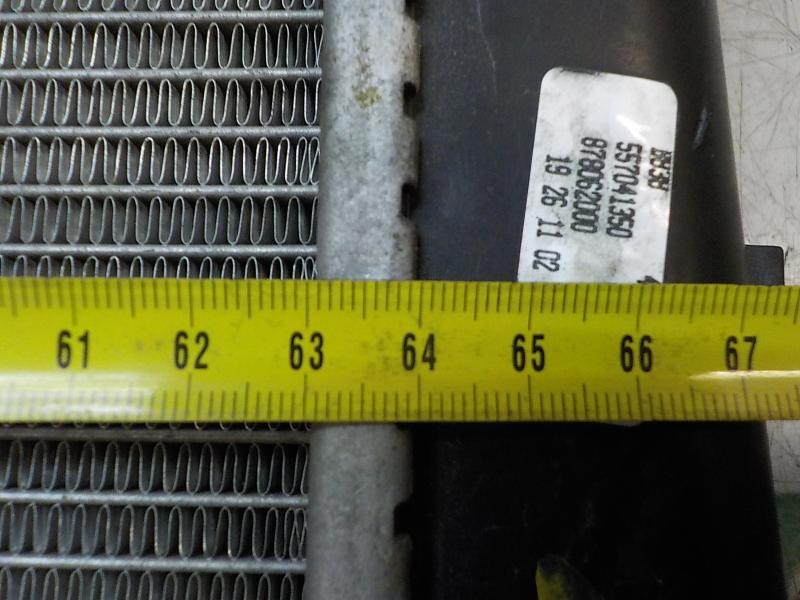 Recambio de radiador agua para fiat bravo (198) 1.6 16v dynamic multijet (88kw) referencia OEM IAM   