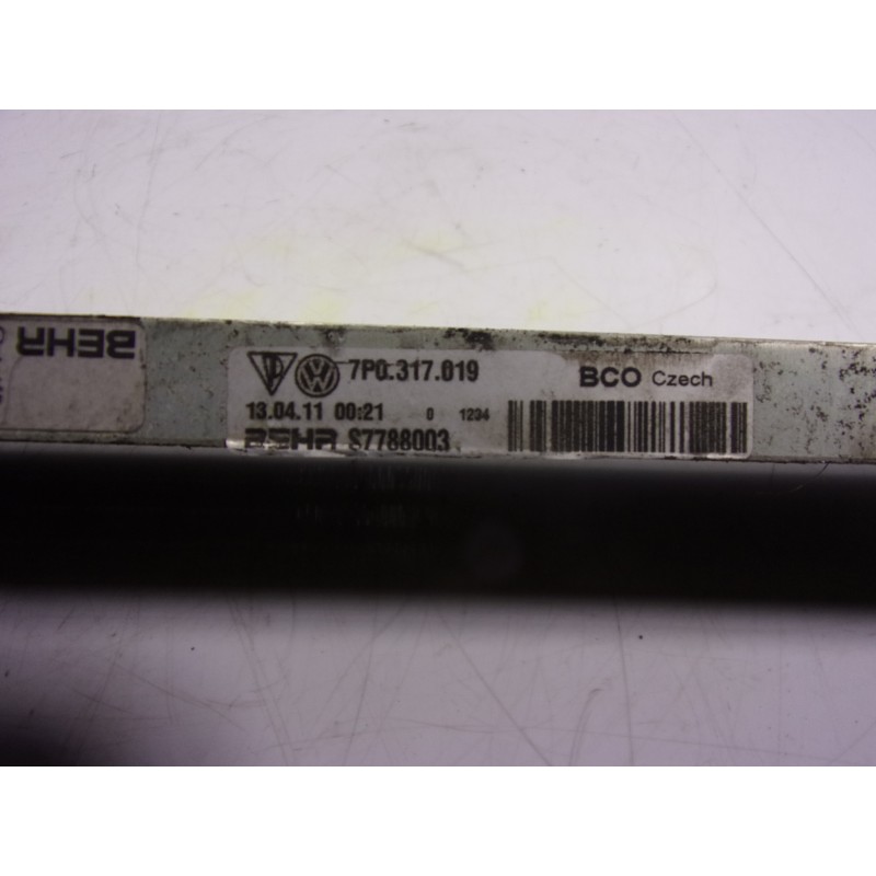 Recambio de radiador aceite para volkswagen touareg (7p5) 3.0 v6 tdi dpf referencia OEM IAM 7P0317019 7P0317019 