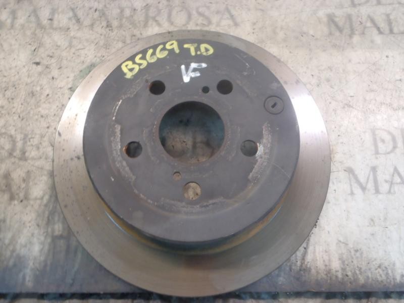 Recambio de disco freno trasero para toyota prius (nhw20) sol referencia OEM IAM 4243147030  