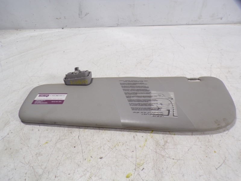 Recambio de parasol izquierdo para fiat doblo ii (152) 1.3 16v jtd cat referencia OEM IAM 735733817  