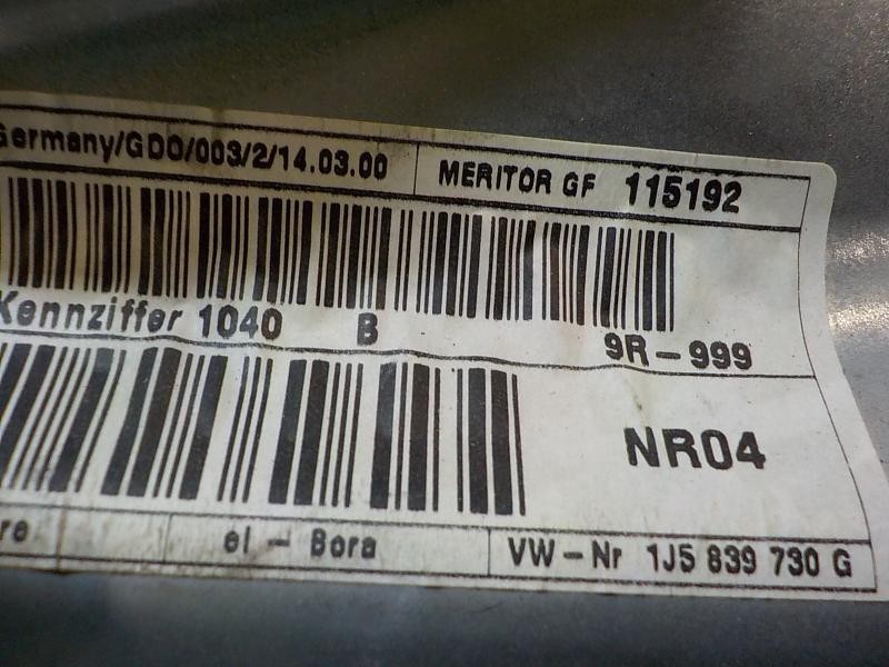 Recambio de elevalunas trasero derecho para volkswagen bora berlina (1j2) 1.9 tdi referencia OEM IAM   