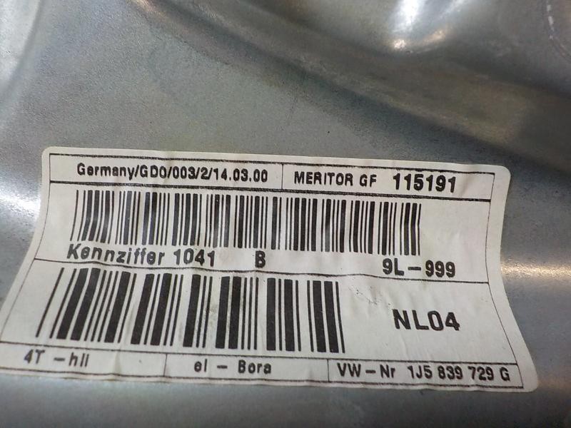 Recambio de elevalunas trasero izquierdo para volkswagen bora berlina (1j2) 1.9 tdi referencia OEM IAM   