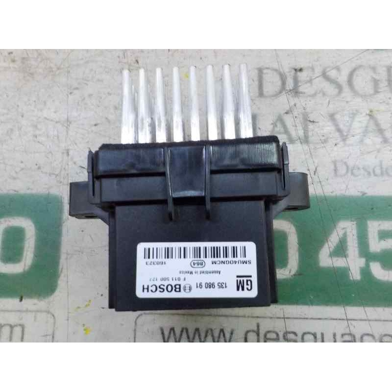 Recambio de resistencia calefaccion para opel insignia berlina 1.6 cdti dpf referencia OEM IAM 13598091 13598091 F011024280